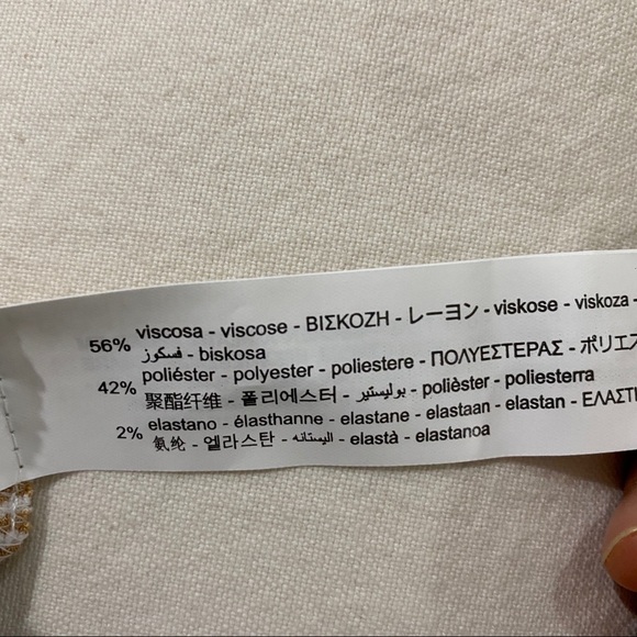 NEW Zara cream stripe shorts romper - Picture 7 of 7